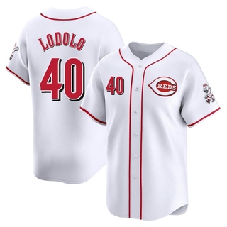 Limited Nick Lodolo Men's Cincinnati Reds Home Jersey - White